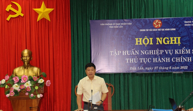 Tập huấn nghiệp vụ kiểm soát thủ tục hành chính